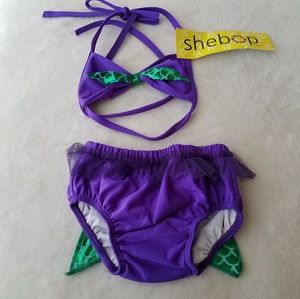 Shebop Beach Mermaid 2 Piece Swim set Toddler